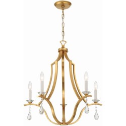 Crystorama Perry Chandelier PER-10405-GA