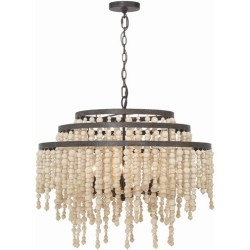 Crystorama Poppy Chandelier POP-A5076-FB
