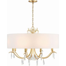 Crystorama Rollins Chandelier ROL-18808-GA