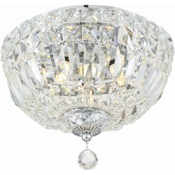 Crystorama Roslyn Flush ROS-A1003-CH-CL-MWP