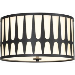 Crystorama Royston Flush ROY-800-BK
