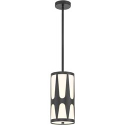 Crystorama Royston Mini Pendant ROY-801-BK