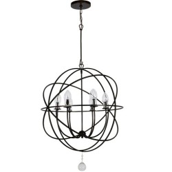 Crystorama Solaris Pendant SOL-9328-EB