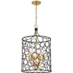 Crystorama Stemmons Mini Chandelier STM-B5106-BZ-GA