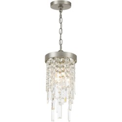 Crystorama Winfield Mini Pendant WIN-210-SA-CL-MWP