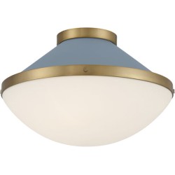Crystorama Xander Flush Mount XAN-8002-VG-BL