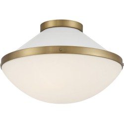 Crystorama Xander Flush Mount XAN-8002-VG-WH