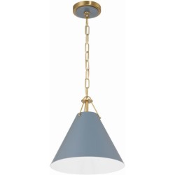 Crystorama Xavier Mini Pendant XAV-B8301-VG-BL