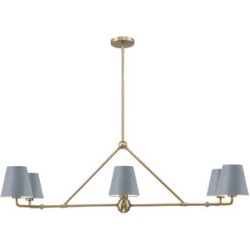Crystorama Xavier Chandelier XAV-B9306-VG-BL