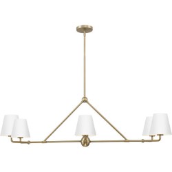 Crystorama Xavier Chandelier XAV-B9306-VG-WH