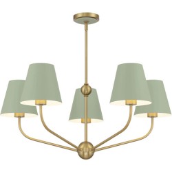Crystorama Xavier Chandelier XAV-B9315-VG-GR