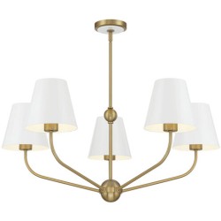 Crystorama Xavier Chandelier XAV-B9315-VG-WH