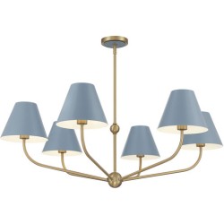 Crystorama Xavier Chandelier XAV-B9316-VG-BL