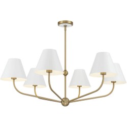 Crystorama Xavier Chandelier XAV-B9316-VG-WH