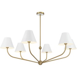 Crystorama Xavier Chandelier XAV-B9319-VG-WH