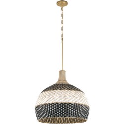 Crystorama Zanzibar Pendant ZAN-9005-SG-MK