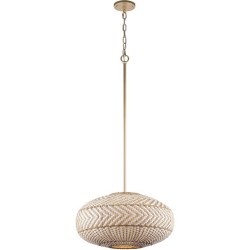 Crystorama Zanzibar Pendant ZAN-9014-SG