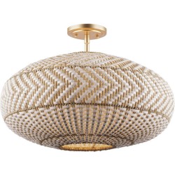 Crystorama Zanzibar Semi Flush ZAN-9014-SG_CEILING