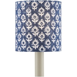 Currey Block Print Drum Chandelier Shade 0900-0004
