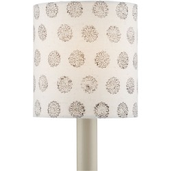 Currey Block Print Drum Chandelier Shade 0900-0006