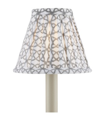 Currey Block Print Pleated Chandelier Shade 0900-0009