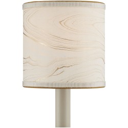 Currey Marble Paper Drum Chandelier Shade 0900-0016