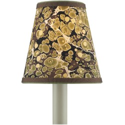 Currey Marble Paper Tapered Chandelier Shade 0900-0021