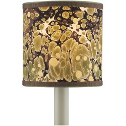 Currey Marble Paper Drum Chandelier Shade 0900-0022