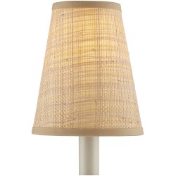 Currey Grasscloth Tapered Chandelier Shade 0900-0027