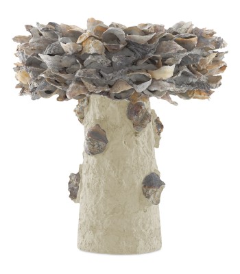 Currey Oyster Shell Bird Bath 1200-0052