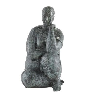 Currey Lady Meditating Sculpture 1200-0364