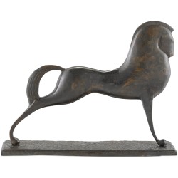Currey Assyrian Bronze Horse Sculpture 1200-0365