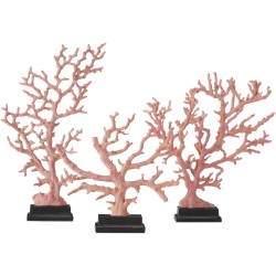 Currey Red Coral Branches Sculptures 1200-0436