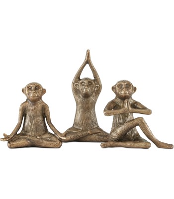 Currey Zen Monkey Sculptures 1200-0518