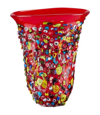 Currey Rosso Glass Vase 1200-0560
