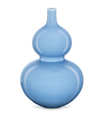 Currey Sky Blue Double Gourd Vase 1200-0610
