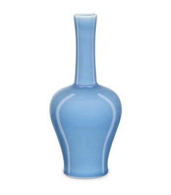Currey Sky Blue Straight Neck Vase 1200-0611
