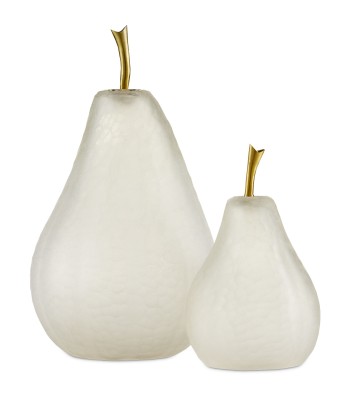 Currey Pear Sculptures 1200-0641