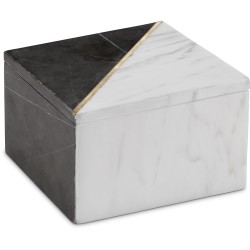 Currey Deena Marble Box 1200-0652