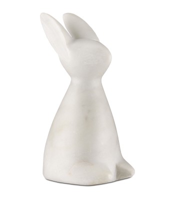 Currey Marble Rabbit Sculpture 1200-0654