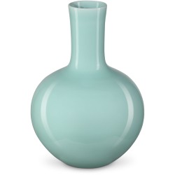 Currey Celadon Straight Neck Vase 1200-0670