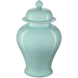 Currey Celadon Temple Jar 1200-0673