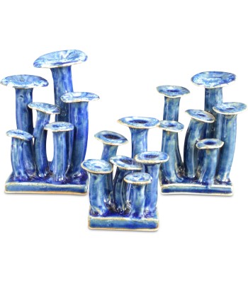 Currey Wild Blue Mushrooms Sculptures 1200-0745