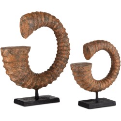 Currey Faux Horn Sculptures 1200-0769
