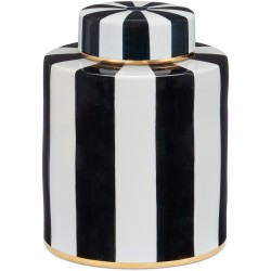 Currey Rayures Tea Canister 1200-0822