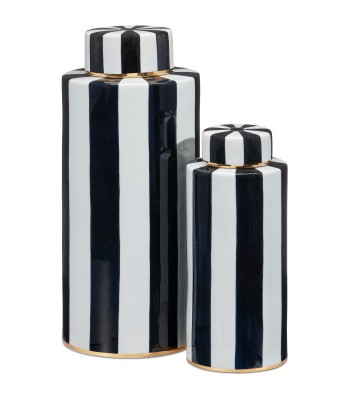 Currey Rayures Tea Canisters 1200-0823