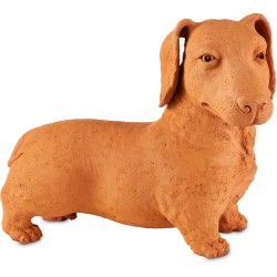 Currey Rocky the Teckel Sculpture 1200-0834