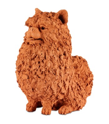 Currey Preston the Pomeranian Sculpture 1200-0836