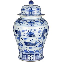 Currey South Sea Temple Jar 1200-0838