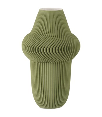 Currey Green Plisse Vase 1200-0894